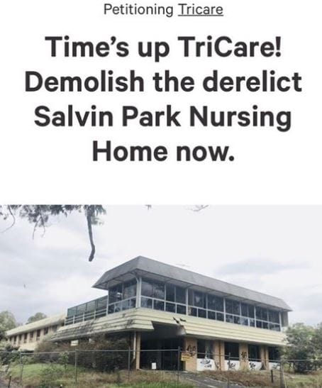 Brisbane Deputy Mayor leads petition demanding TriCare demolish its derelict Brisbane aged care home