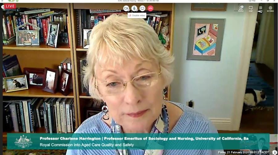 Minimum staffing levels must include RNs plus PCAs – and incentivise NFP providers over For Profits – professor behind US nursing home ratings system tells Commission