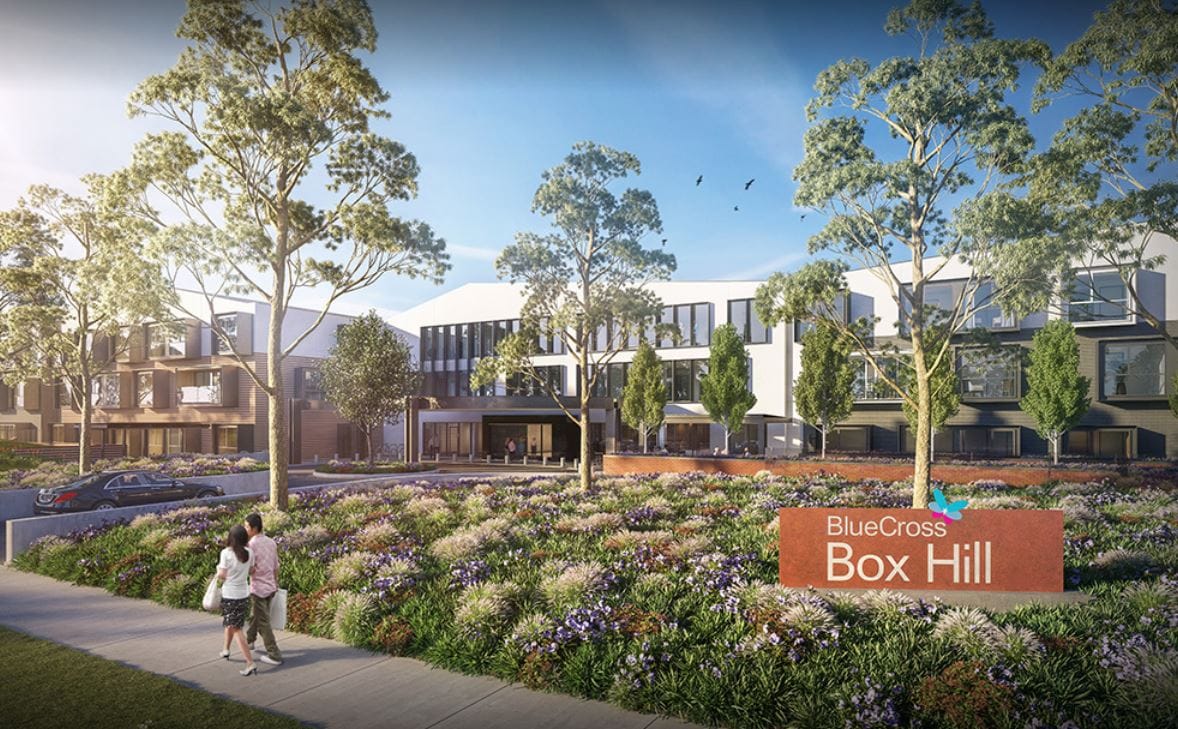 Private BlueCross opens 173 of 216 bed care facility in Box Hill (Melbourne)