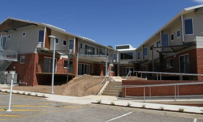 Regional VIC community opens upstairs/downstairs intergenerational style aged care and apartments