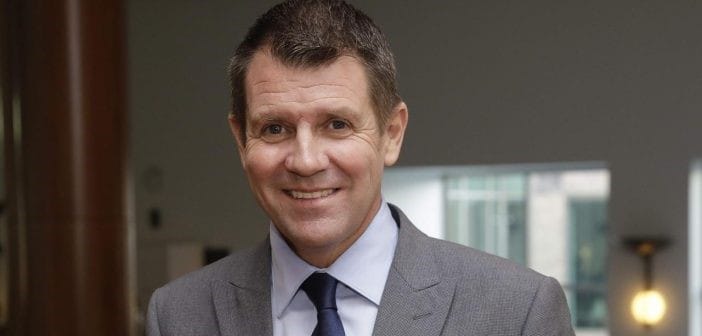 Former NSW Premier Mike Baird meets staff and residents in first week on the job as HammondCare chief executive