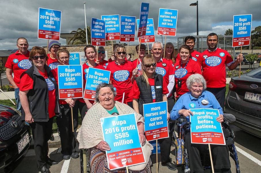 Strike over: Bupa nurses and carers negotiate nearly 4% per annum wage increase in Victoria