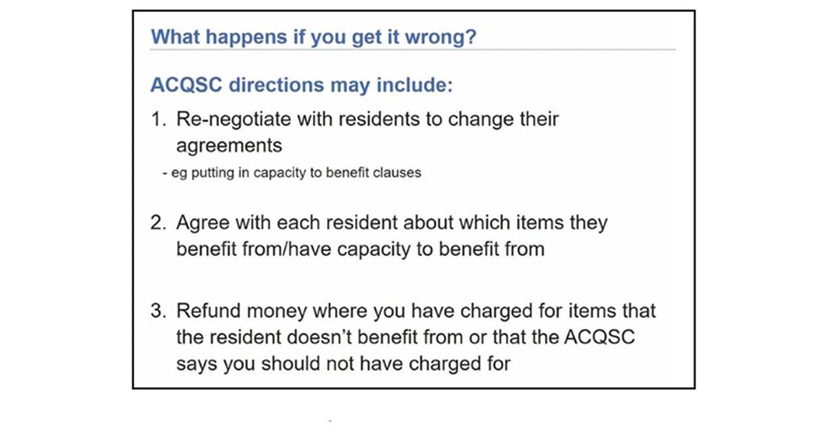 Risk and reward: additional services increased 25% in the last year – delivering $100M to aged care providers