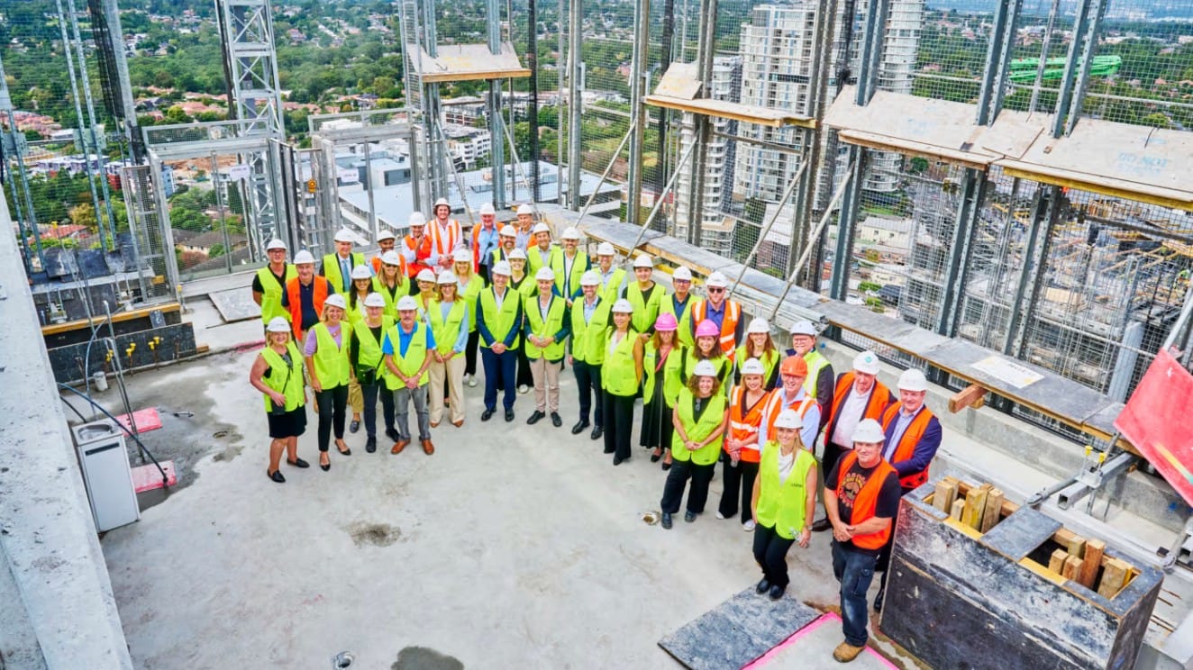Levande tops out Sydney vertical village, marking major milestone in $3B growth plan