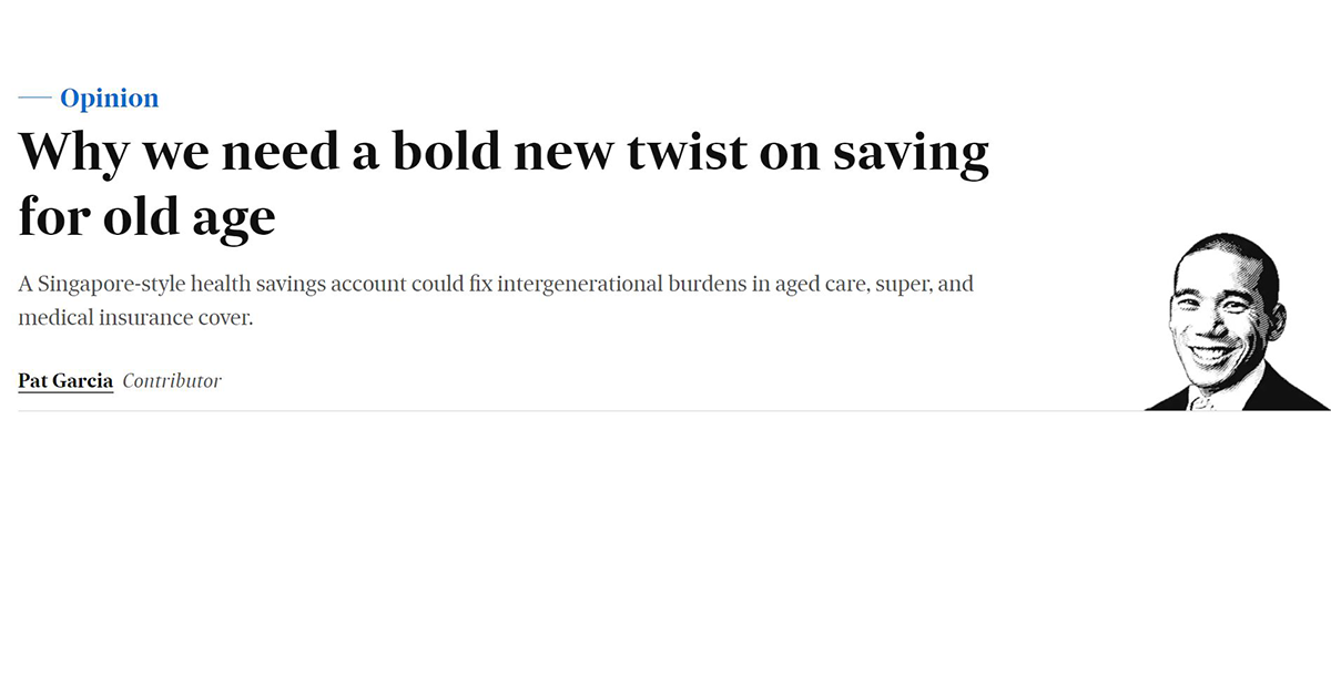 Catholic Health Australia CEO points to Singapore-style health savings account as solution for funding aged care in Australia