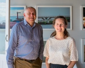 Caption: Bryan McLoughlin, Calvary National Director Customer and Communication with DCM journalist Caroline Egan at DCM offices last week.