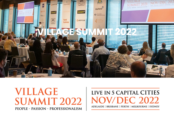 Australia’s Premier Event for Village and Community Managers – VILLAGE SUMMIT 2022