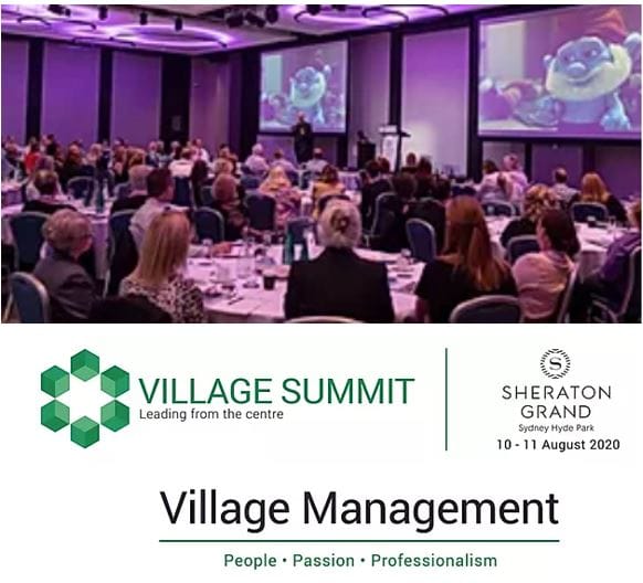 Save the new date – 10 & 11 August and join 300 of your peers at the VILLAGE SUMMIT