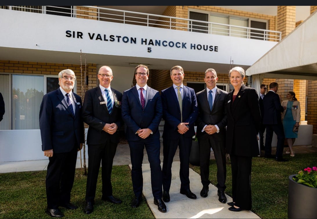 RAAFA WA open accommodation and much-needed assistance to veterans thanks to Hancock Prospecting