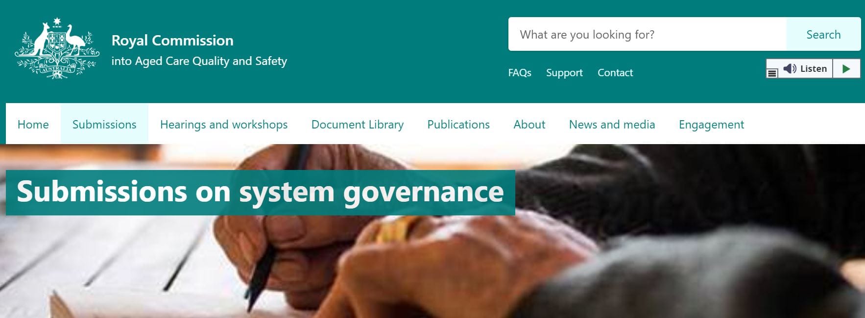 Just five days left to have your say on the relationship between Government and aged care providers – no guarantee of a hearing because of COVID-19