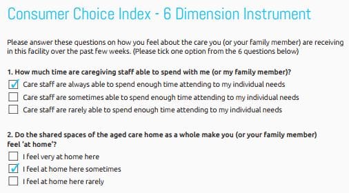 Where are the workers/who will pay? New academic-based consumer survey to rate aged care misses the mark
