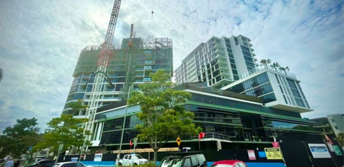 Only three apartments remain in Stage One six months ahead of completion in Ozcare’s flagship Rendu Towers in Brisbane