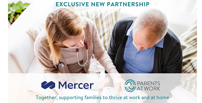 Mercer signs partnership with Parents At Work for Care & Living distribution