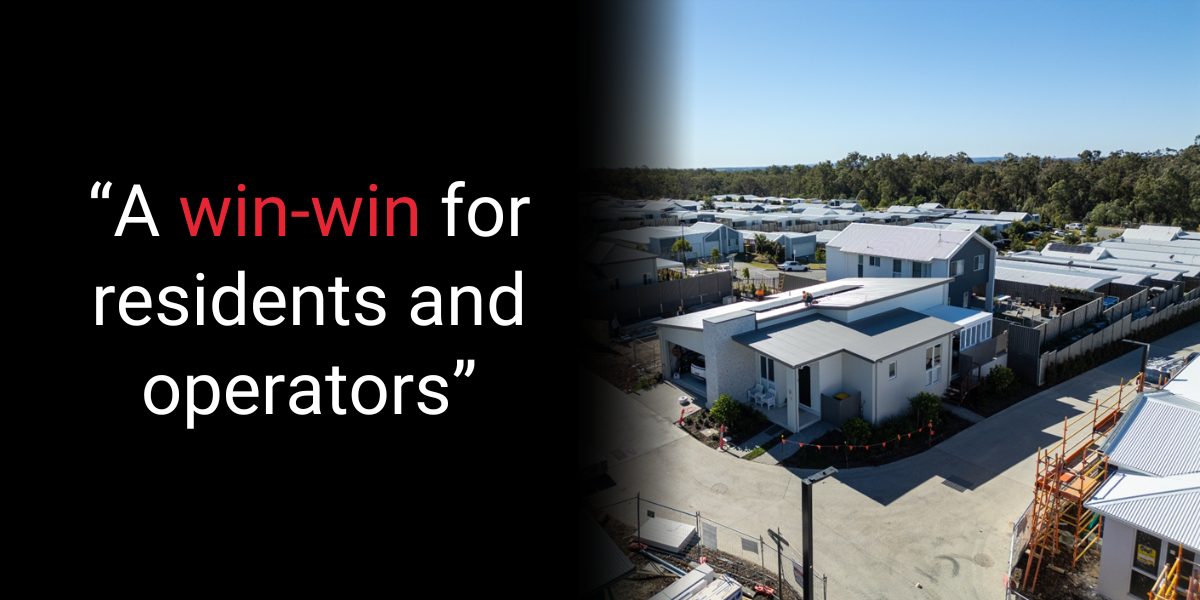 New and established village and land lease communities are taking up embedded network strategies – why?