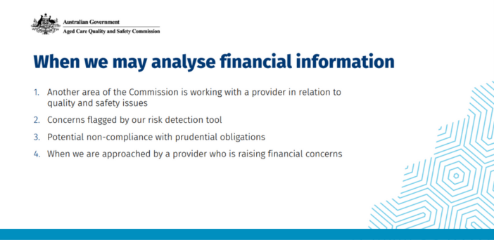 Aged care regulator highlights prudential management ‘red flags’ that may trigger further investigation