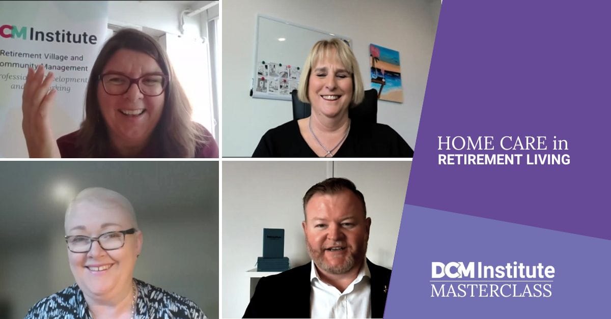 Home Care Packages now part of a retirement village's value proposition: DCMI Masterclass
