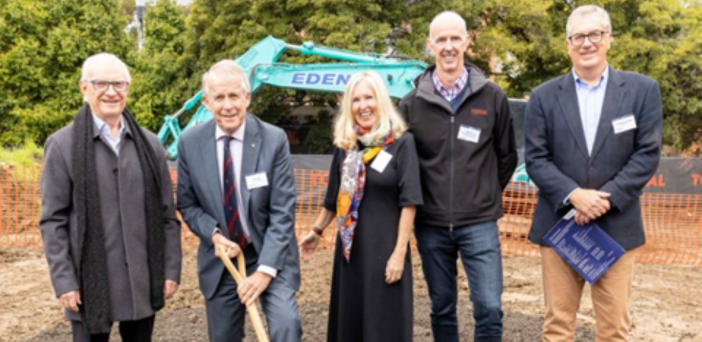 First sod turned at mecwacare’s new Richmond home, Melbourne