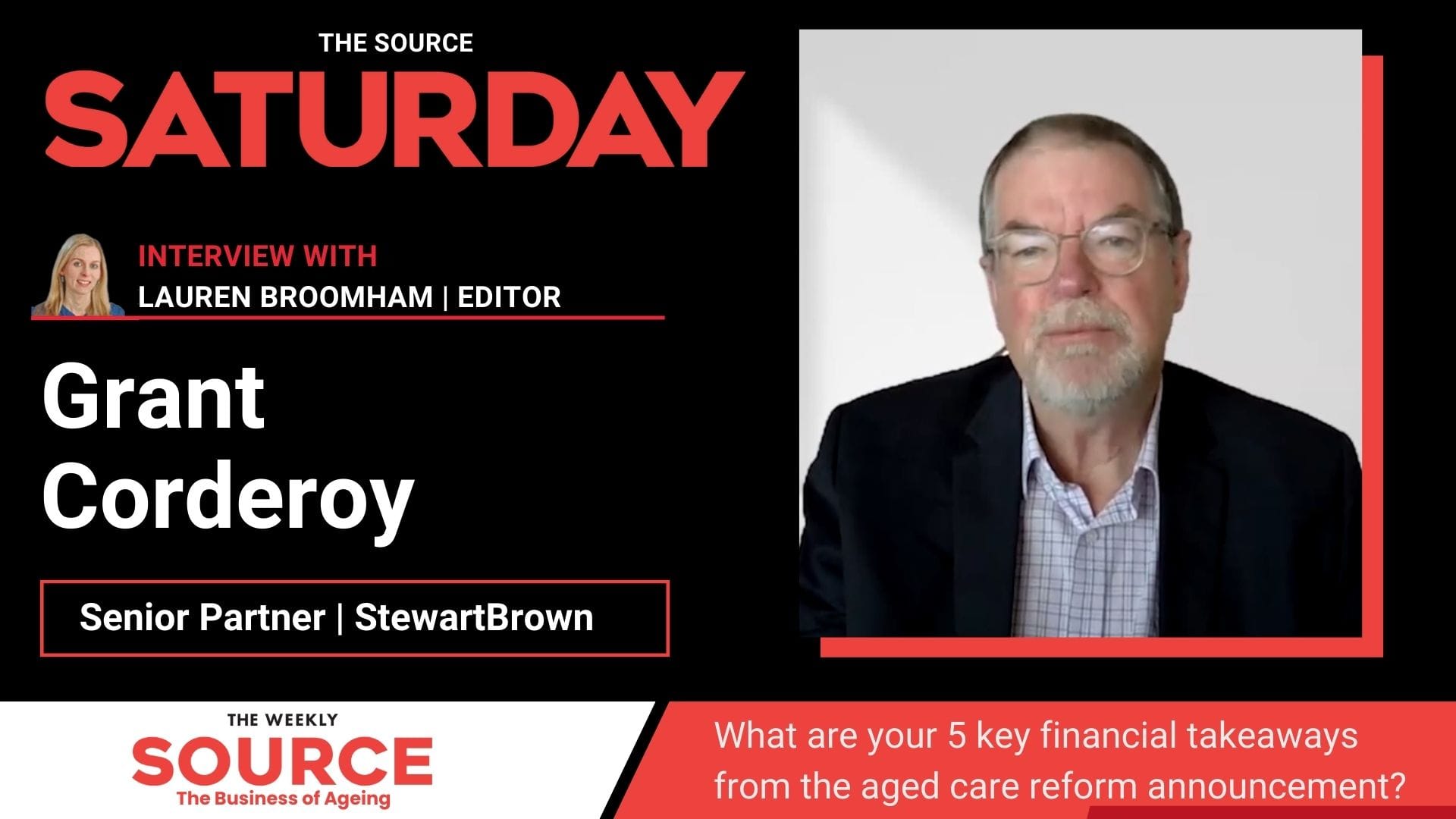 The sector speaks to The SOURCE: Grant Corderoy, Senior Partner StewartBrown