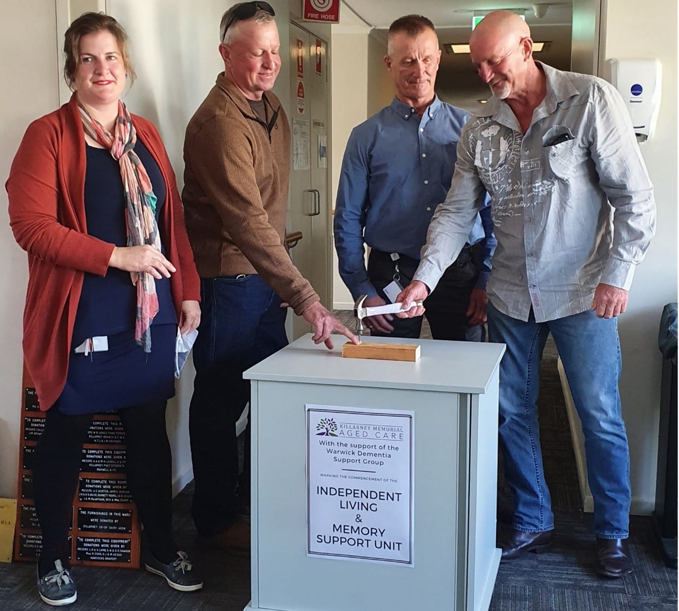 Community-owned Killarney Memorial Aged Care given major donation to continue expansion