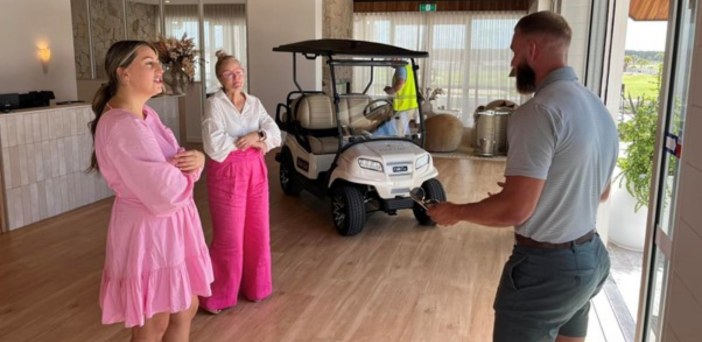 Golf cars for Palm Lake Resort Pelican Waters residents – just like Florida’s The Villages