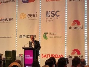 Simon Miller, CEO Anglicare at the 2023 LEADERS SUMMIT