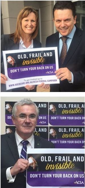 ACSA looks to the Greens and Nick Xenophon for inquiry into aged care cuts