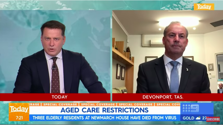 “We’re throwing everything at it": Aged Care Minister attacked by Karl Stefanovic over Federal Government’s response to staffing at Newmarch House