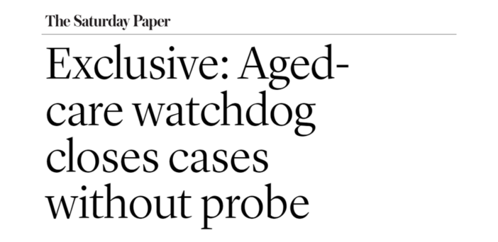 Aged care regulator denies serious incident cases are closed without investigation