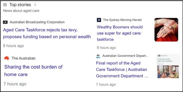 Aged Care Minister releases Taskforce Final Report with 23 recommendations - potential $3.6 billion revenue injection