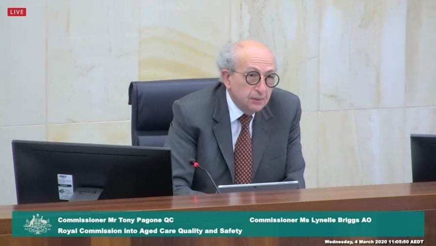 Royal Commission Chair warns against “unintended consequences” of restrictions on aged care visits – calls on providers to use staff to provide ‘touch’