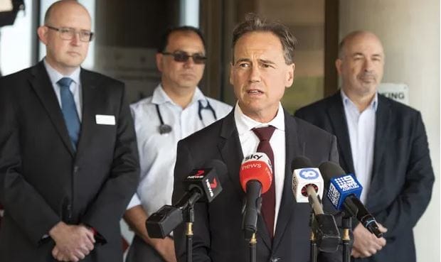 Health Minister Greg Hunt warns families not to pull loved ones out of aged care homes – as facilities told not to host childcare groups