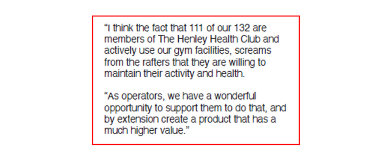 Retirement village operators are discovering the value proposition of “wellness”