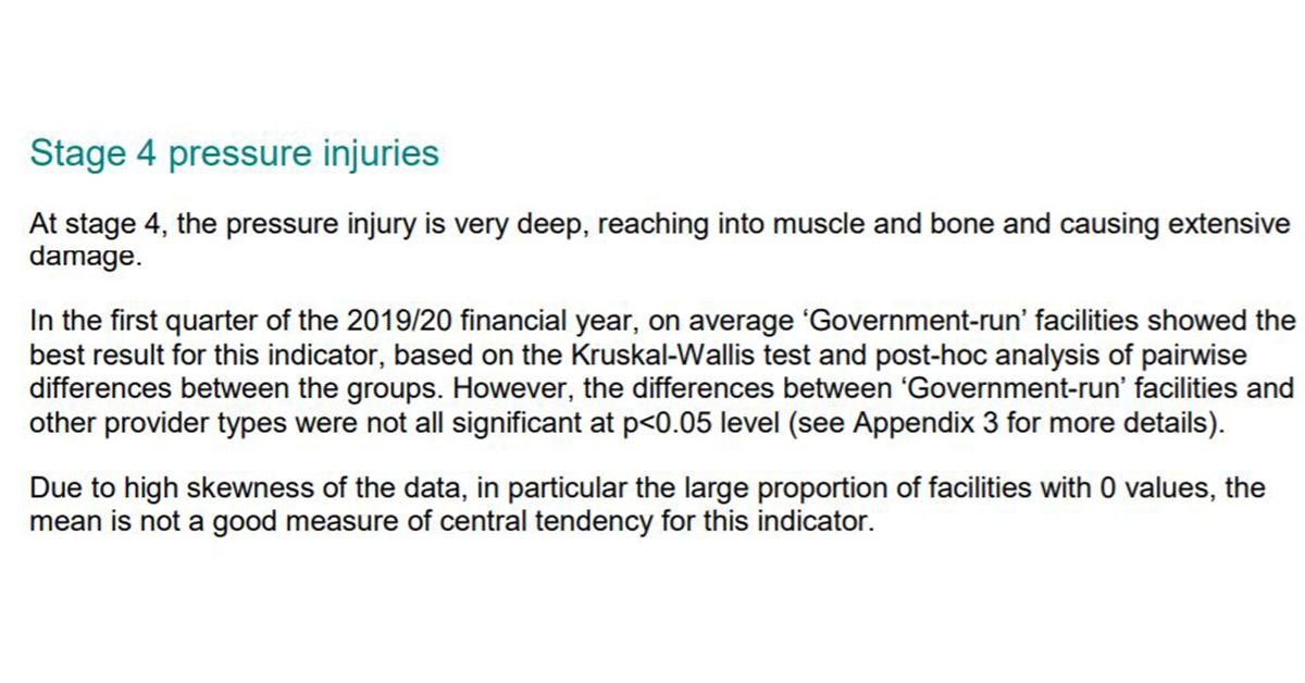 Can you compare Government-run and ‘private’ aged care? State-run facilities can receive up to 50% more funding