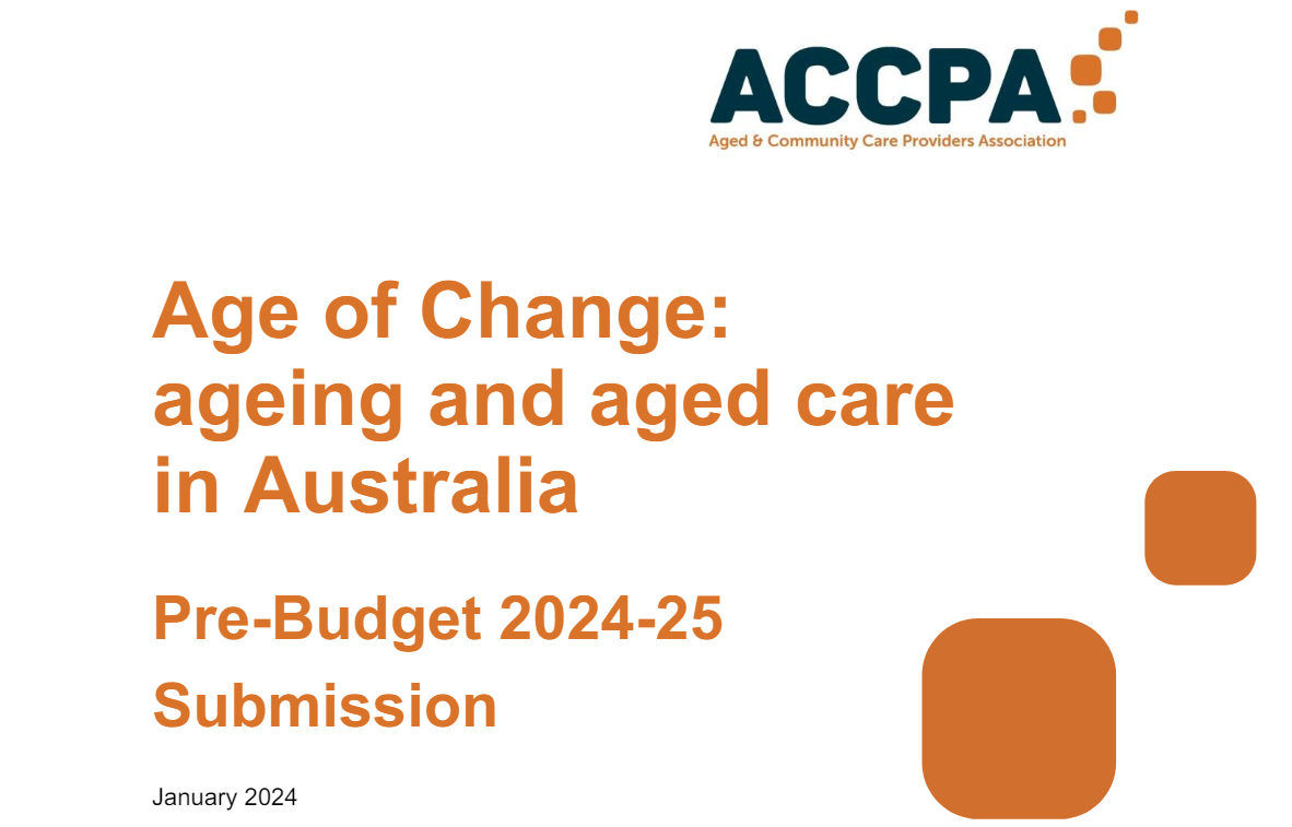 ACCPA calls for 80,000 new Home Care Packages, dental care in pre-Budget submission