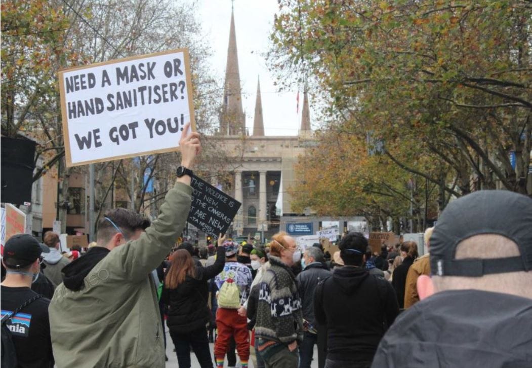 Infected Melbourne protester didn’t have COVIDSafe app