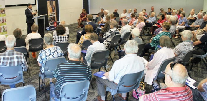 How many meetings are held when a new operator buys an existing retirement village? A lot.