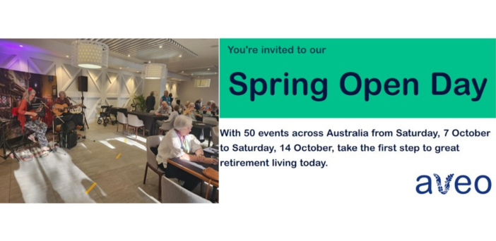 Aveo and Keyton go hard with Open Days to allow locals to discover what retirement living really is