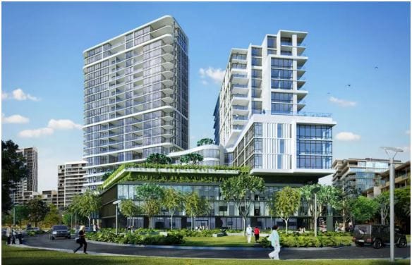 QLD: Ozcare lodges proposal for $200M vertical village and aged care facility in Newstead – just 500m from the 19-storey Aveo Newstead