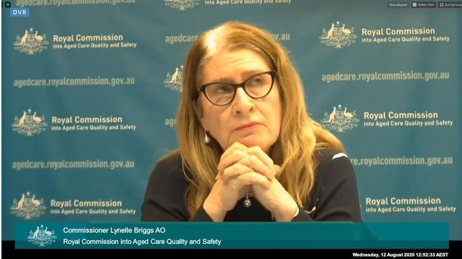 Commissioner Briggs questions tipping point for hospital transfers. Email said residents should not be decanted “given the precedent this would set”