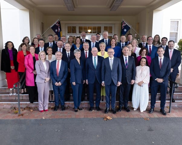 Mark Butler retains Health and Clare O’Neil moves to Home Affairs – but Aged Care still in outer ministry as PM Albanese’s team sworn in