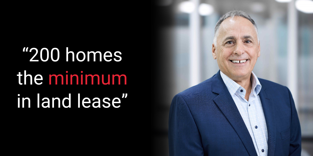 Small land lease operator aims big