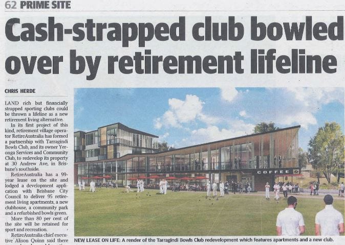 Brisbane Council scraps plans for villages and aged care on sports land over “community controversy” – RetireAustralia and Aura hit