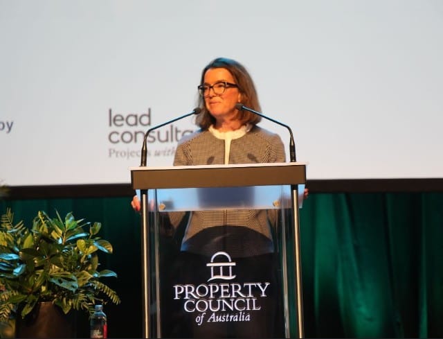 Shadow Minister for Health and Aged Care Anne Ruston causes a stir at the National Retirement Living Summit