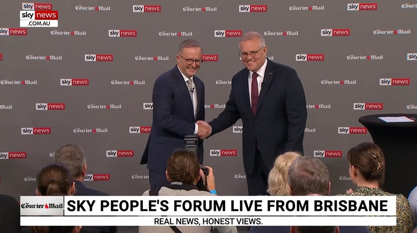 Leaders go head-to-head over aged care at debate