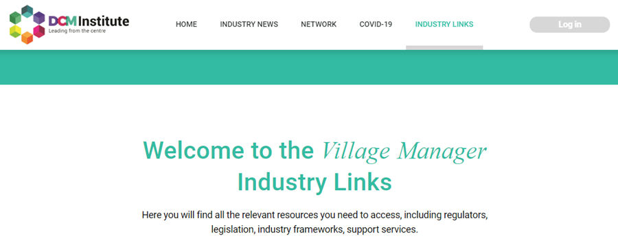 DCMI provides hands on support and resources to Village Managers with the introduction of our new Industry Links page