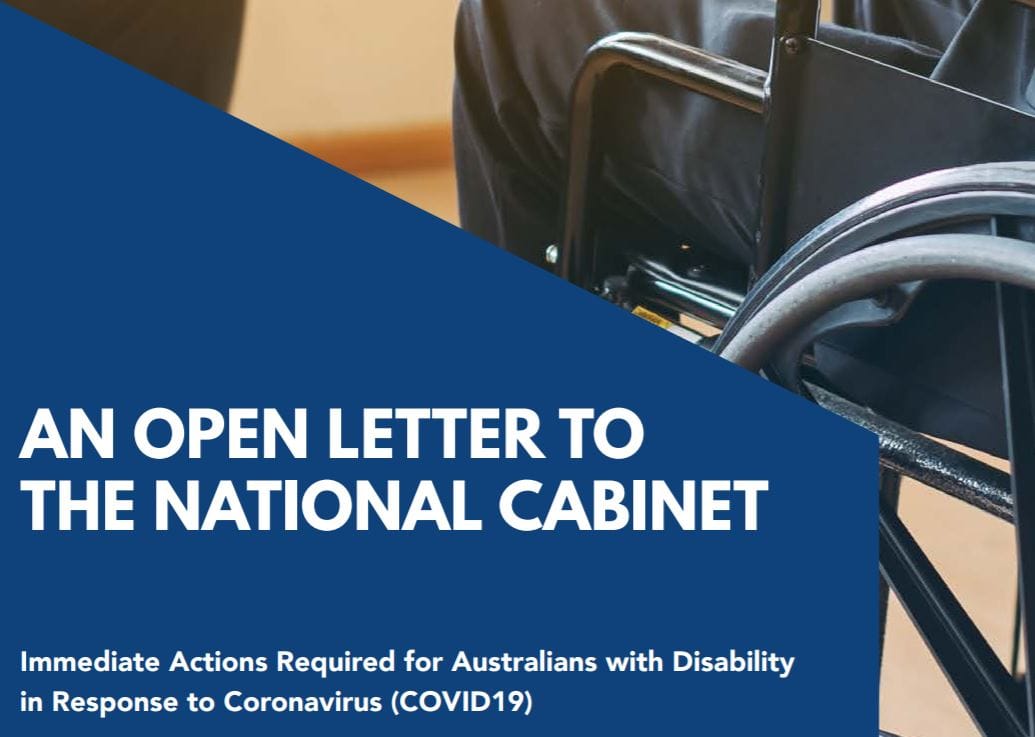 70 disability advocacy organisations push National Cabinet for same access to PPE as aged care workers after support worker dies from COVID-19