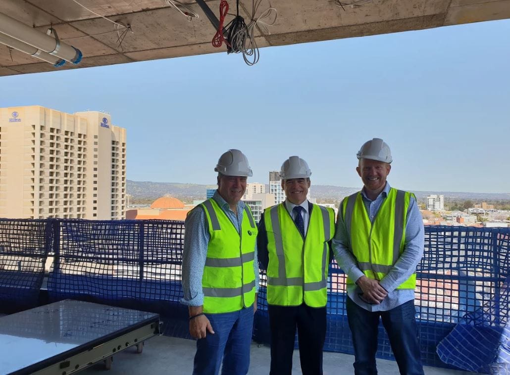 Uniting Communities ‘tops out’ on 20-storey flagship development in Adelaide