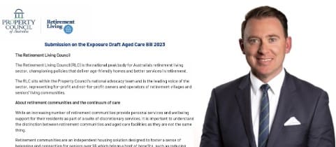 Retirement Living Council’s concerns with Exposure Draft Aged Care Bill 2023 very clear