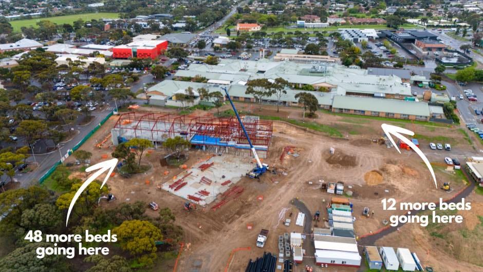 SA Govt announces 130 extra hospital beds by end of 2025 with 264 stuck in hospital, mostly waiting for an aged care bed