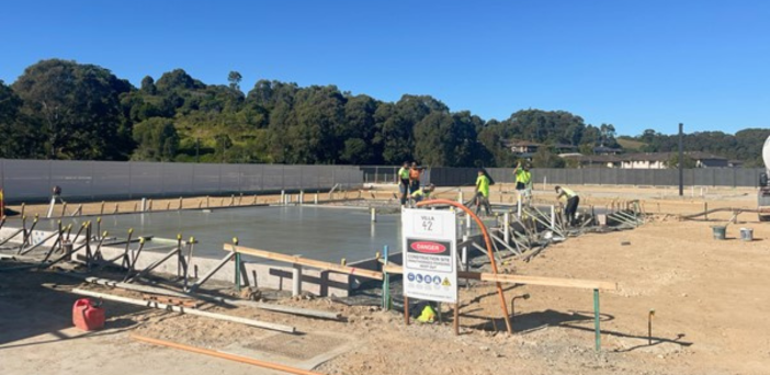 First home slab poured at GemLife Tweed Waters on NSW Far North Coast